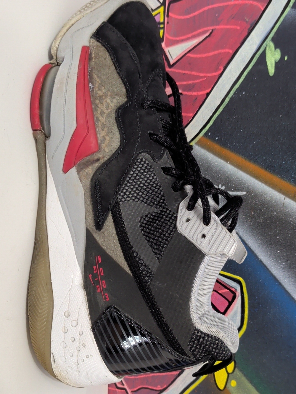 Men's 8 - Air Jordan Zoom '92 Black Cement